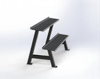 Trigon 2 Tier Kettlebell Rack (1.25m)