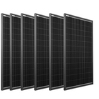 6 × 400W 12V Fixed Shingled Mono Solar Panel Bundle