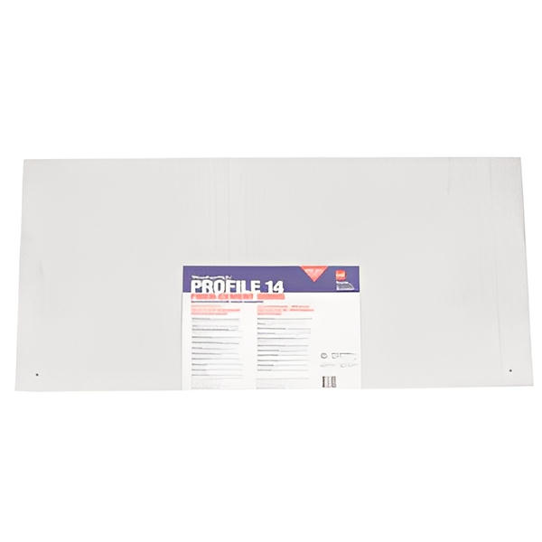 WeatherSide Fiber-Cement Siding - Profile 14" Shingle W/ Striated Surface - 14-⅝ in x 32 in (11 Shingles - Approx 33 Sq Ft)