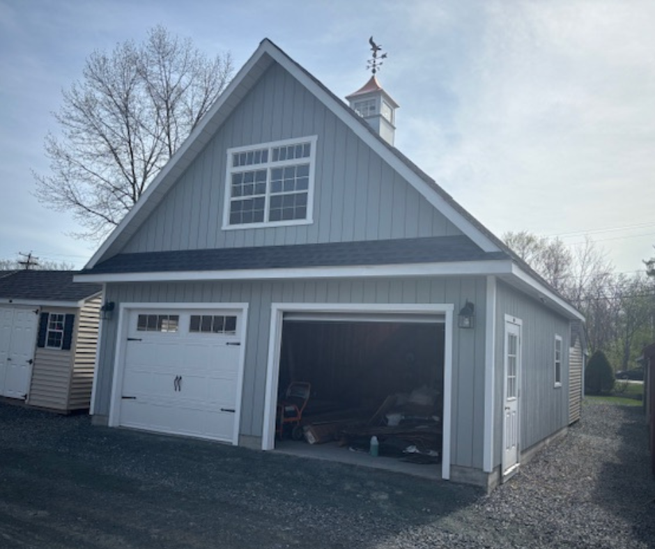 DISPLAY- 24' X 24' DURATEMP GARAGE- ZOOK GRAY