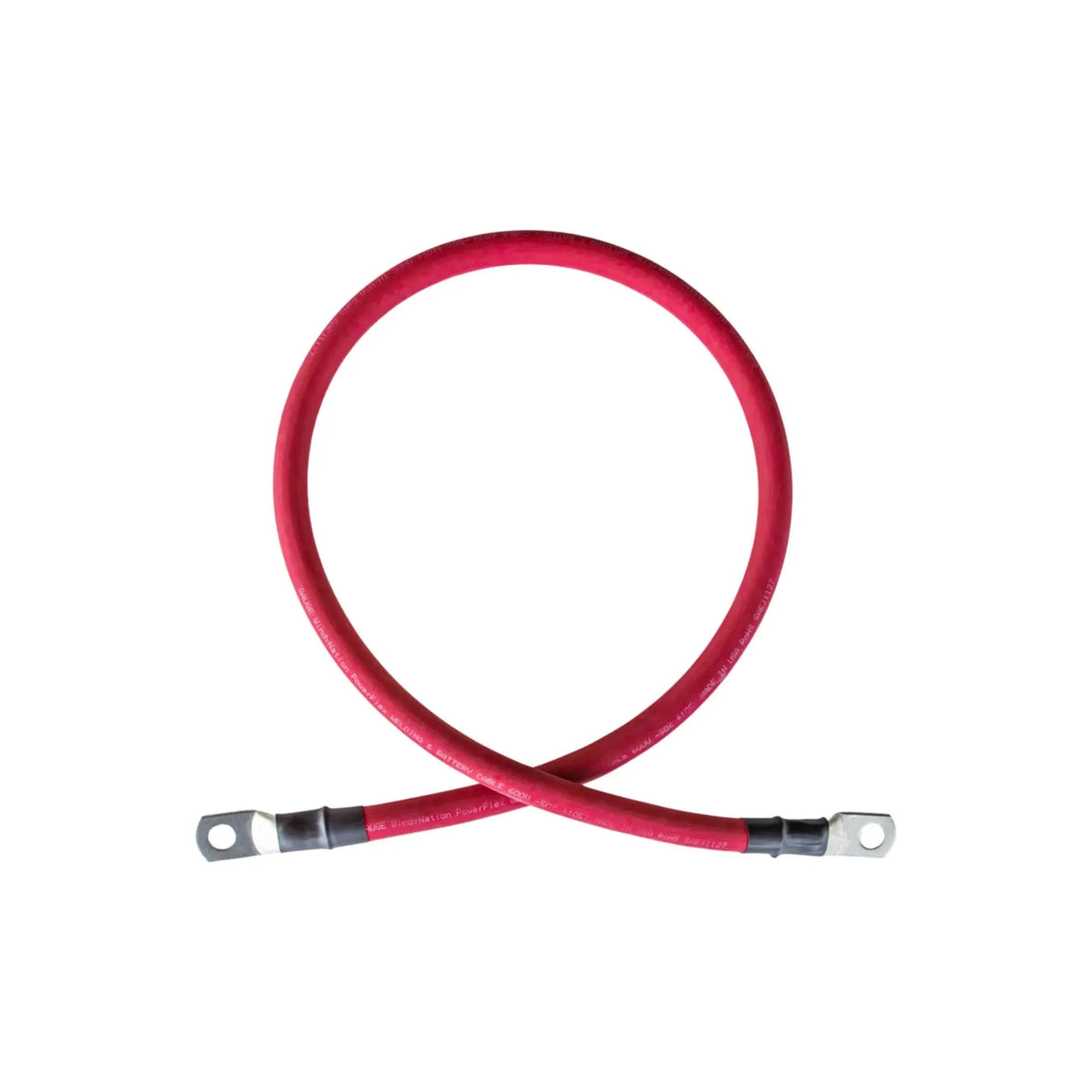 70mm² (485 Amp) Hi-Flex Battery Cable With Lug - RED