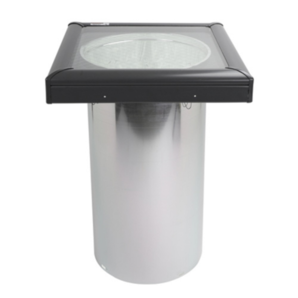 14 in. Curb Mount Rigid Sun Tunnel Skylight with Hurricane-Resistant Glass