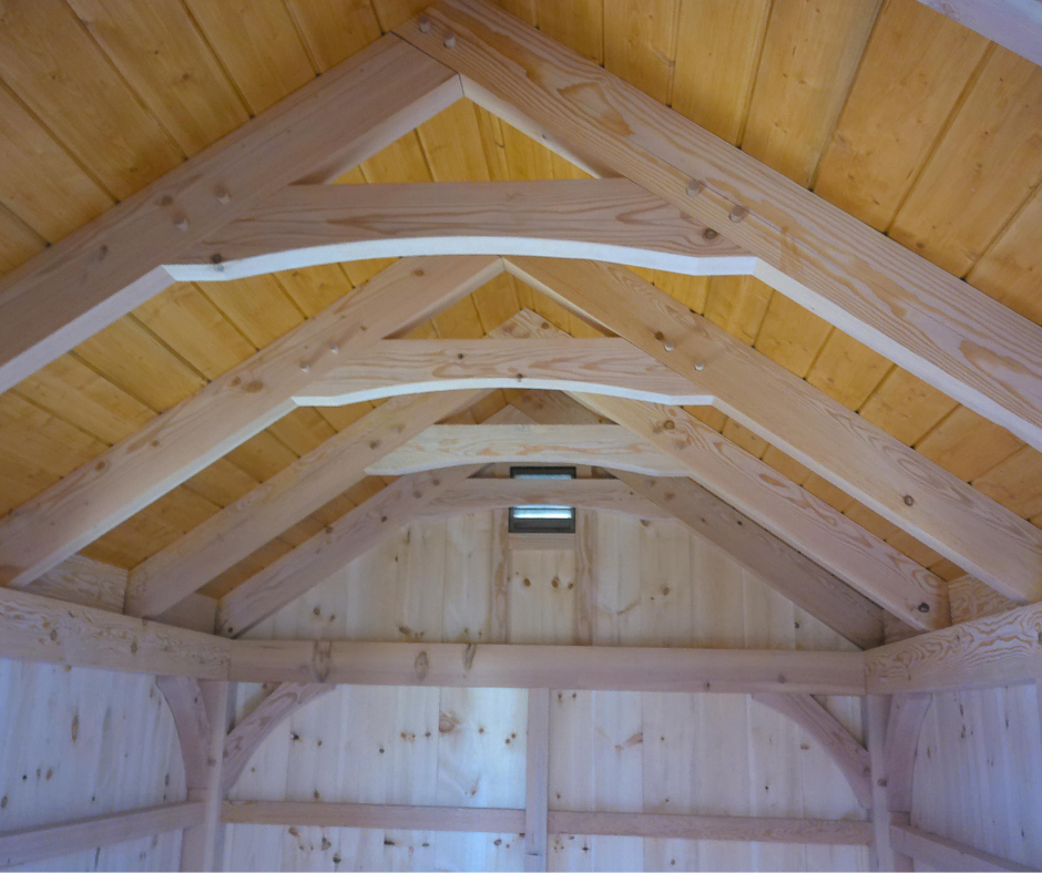 10' X 16' T&G PINE SHED TIMBERFRAME CRAFTSMAN - DRIFTWOOD