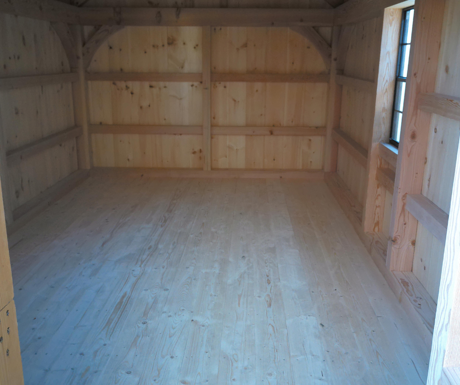 10' X 16' T&G PINE SHED TIMBERFRAME CRAFTSMAN - DRIFTWOOD