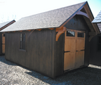 10' X 16' T&G PINE SHED TIMBERFRAME CRAFTSMAN - DRIFTWOOD