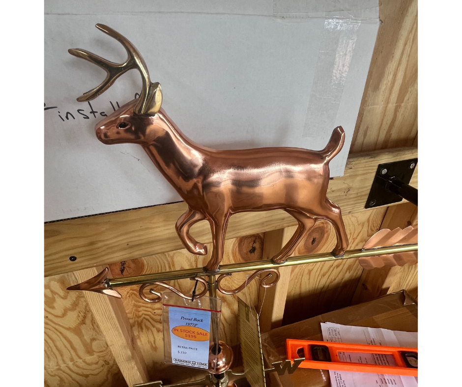 PROUD BUCK WEATHERVANE