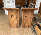 DECORATIVE GARDEN OUTHOUSE-NATURAL CEDAR