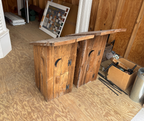 DECORATIVE GARDEN OUTHOUSE-NATURAL CEDAR