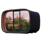 Leil Round Cube Single Sauna