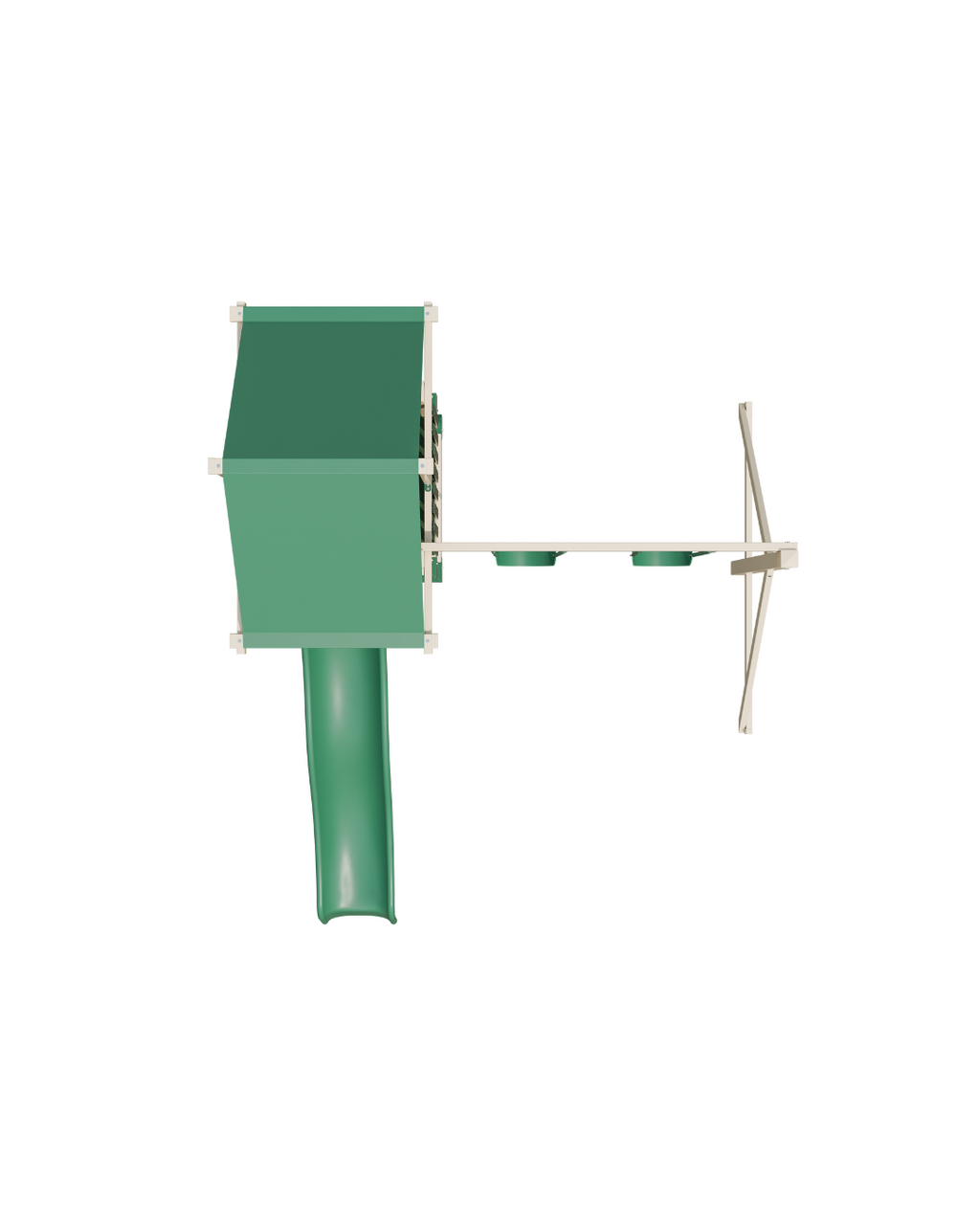 DIY PLAYSET KIT - MOD 44 GREEN & ALMOND