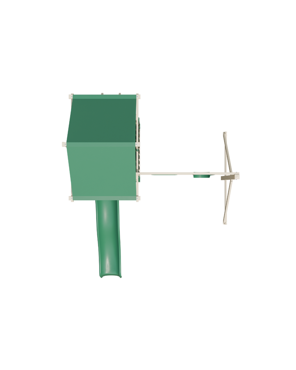 DIY PLAYSET KIT - MOD 55 GREEN & ALMOND