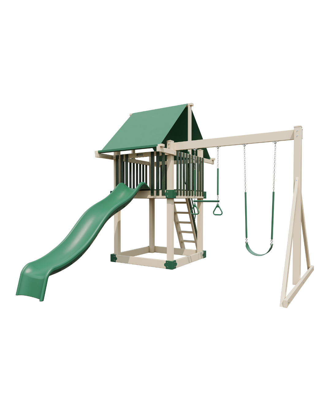 DIY PLAYSET KIT - MOD 55 GREEN & ALMOND