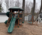 BASECAMP 77 HONEYCOMB PLAYSET - CHESTNUT/ GREEN