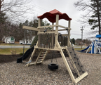 CLIMBER 55 PLAYSET - TERRACOTTA/ GRAY/ ALMOND