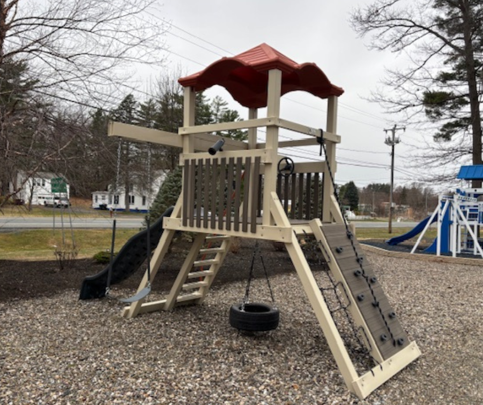 CLIMBER 55 PLAYSET - TERRACOTTA/ GRAY/ ALMOND