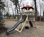 CLIMBER 55 PLAYSET - TERRACOTTA/ GRAY/ ALMOND