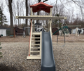 CLIMBER 55 PLAYSET - TERRACOTTA/ GRAY/ ALMOND