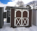 6' X 8' DURATEMP STANDARD LEAN-TO - RED