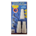 Universal Pool Filter Hose Adapter Kit with 3 Adapters