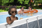 13.3ft x 6.7ft x 39.5in Rectangular Steel Pro MAX Above Ground Pool Set