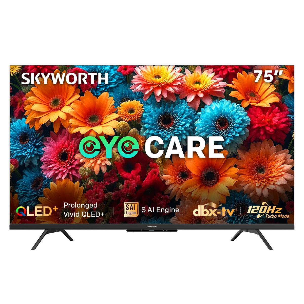 Skyworth 75" Q6600H 4K QLED+ 120Hz Smart Google TV