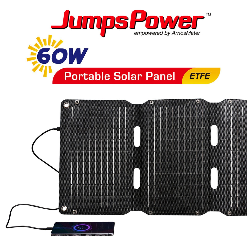 60W Solar Panel Portable Charger JumpsPower Power Generator Foldable