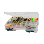 Rig Ezy 44 Compartment Double-sided Tackle Box. 295mmL x 210mmW x 6ommD