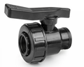 Full Flow Single Union Ball Valve PP 3/4"BSPF