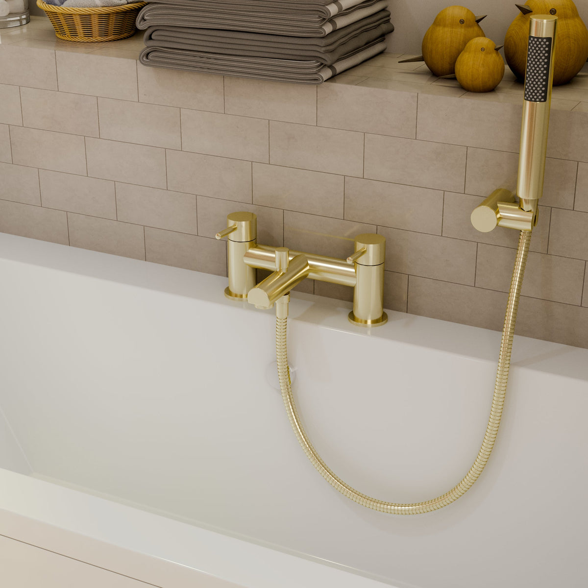 Delta Round Bath Shower Mixer Tap