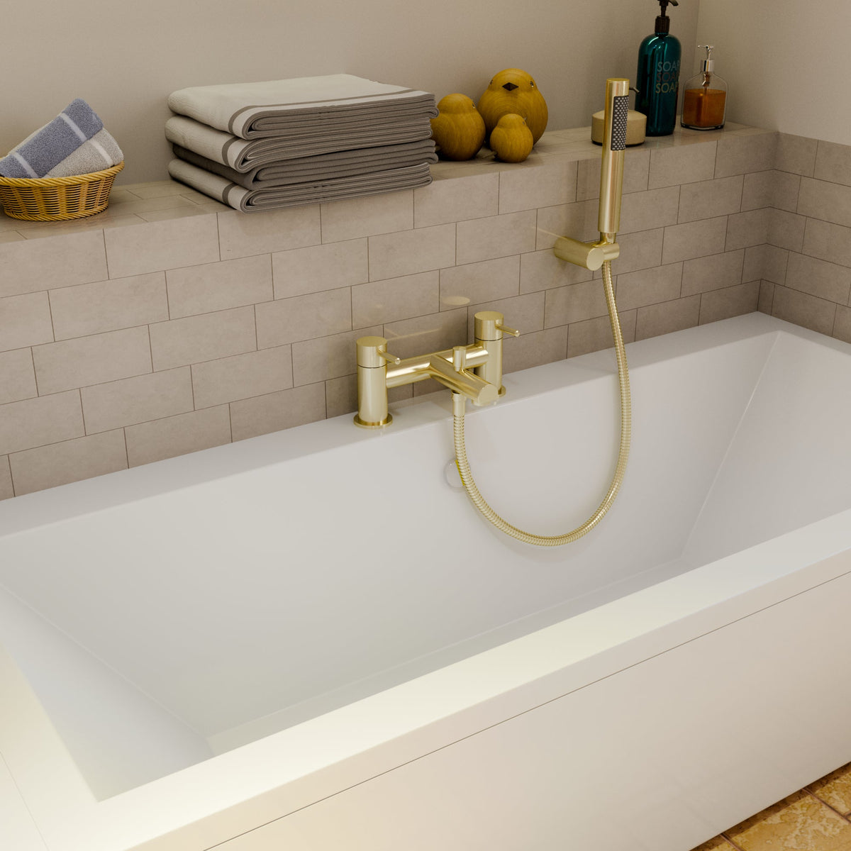 Delta Round Bath Shower Mixer Tap