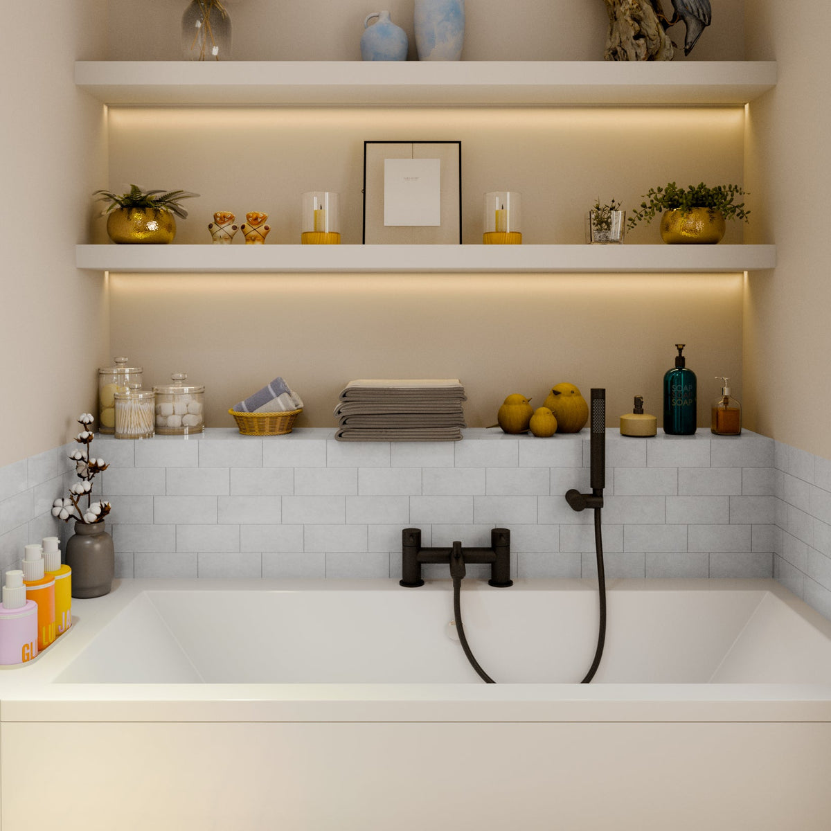 Delta Round Bath Shower Mixer Tap