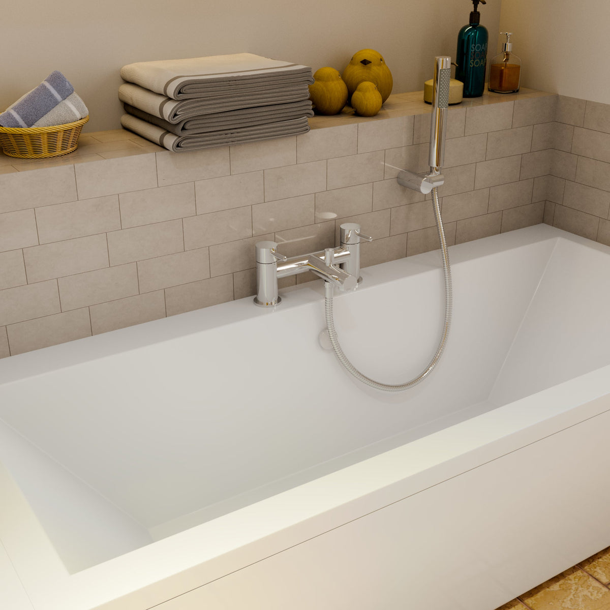 Delta Round Bath Shower Mixer Tap