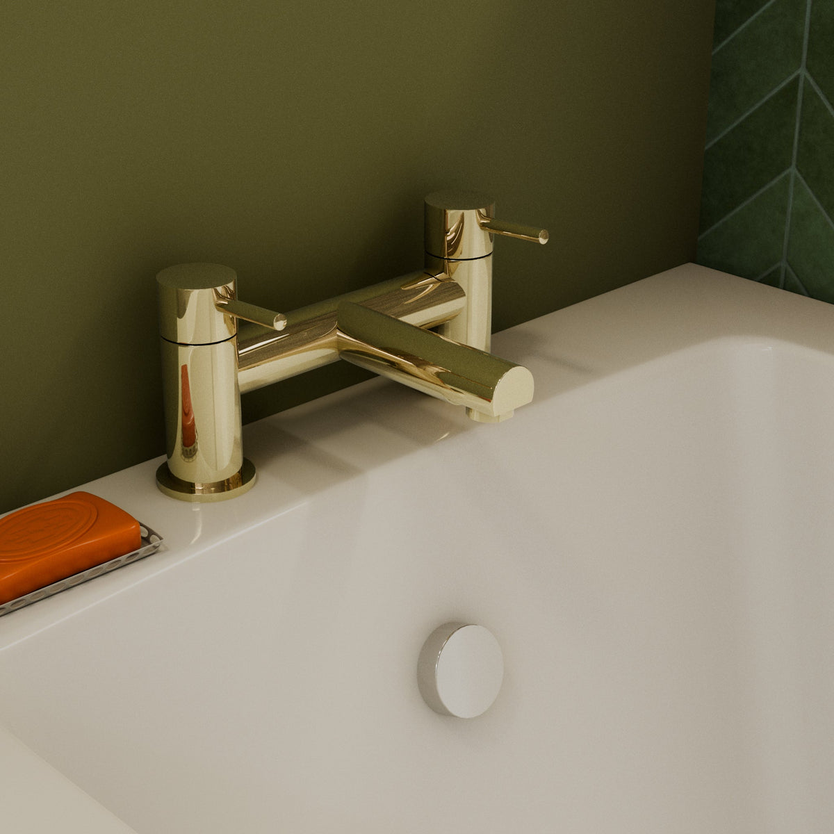 Delta Round Bath Filler Tap