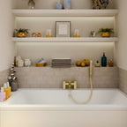 Kinetic Square Waterfall Bath Shower Mixer Tap