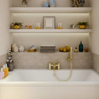 Lagoon Soft Square Bath Shower Mixer Tap