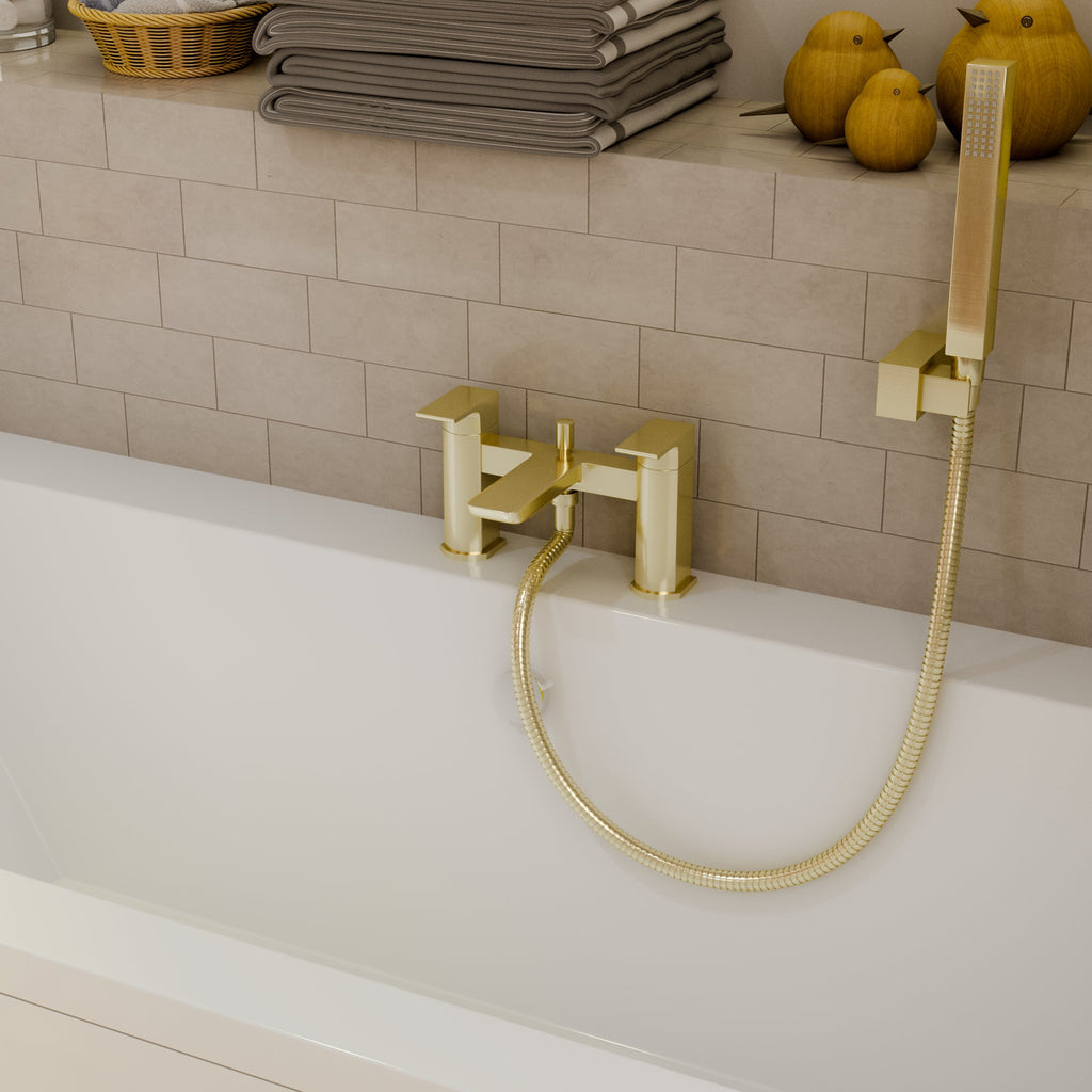 Lagoon Soft Square Bath Shower Mixer Tap