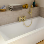 Lagoon Soft Square Bath Shower Mixer Tap
