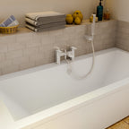 Lagoon Soft Square Bath Shower Mixer Tap