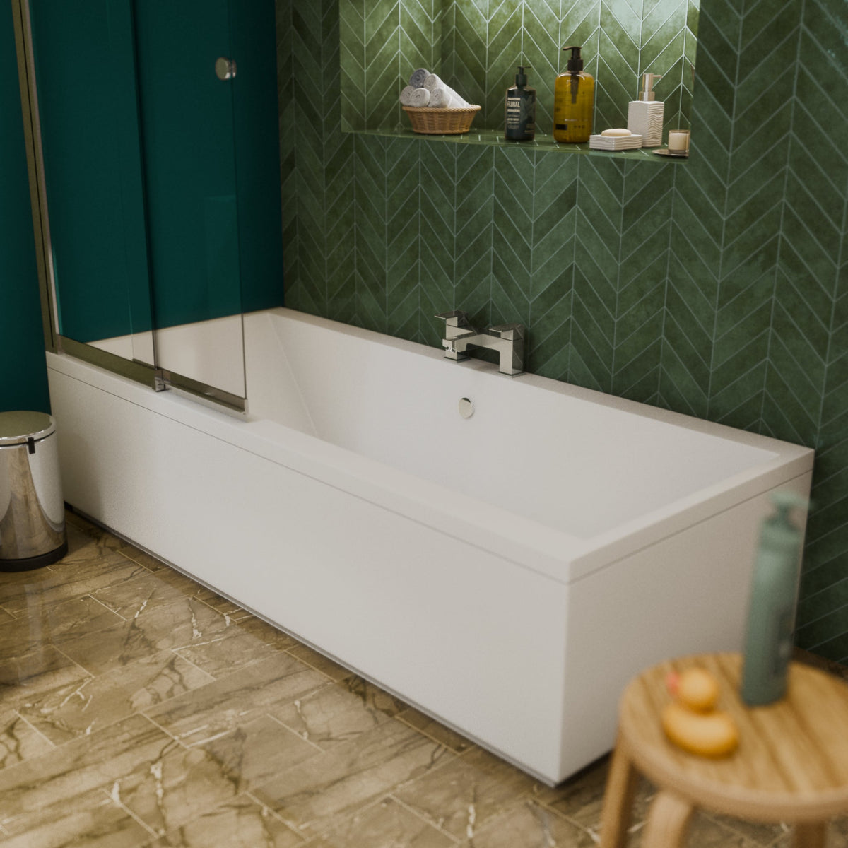 Mist Square Bath Filler Tap