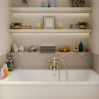 Ripple Traditional Bath Shower Mixer Tap