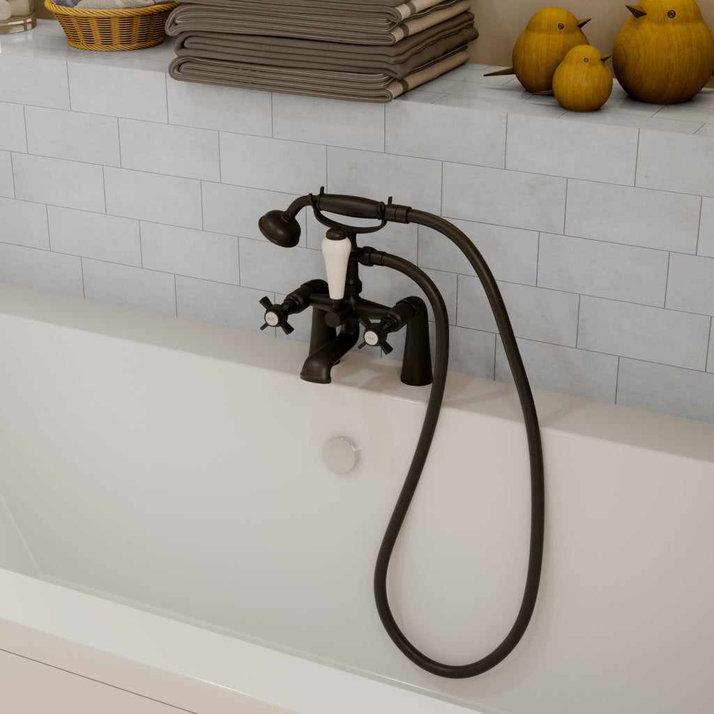 Ripple Traditional Bath Shower Mixer Tap