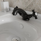 Ripple Basin Mixer Tap with Push Button Waste