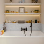 Stream Round Waterfall Bath Shower Mixer Tap