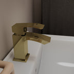 Tidal Basin Mixer Tap with Push Button Waste