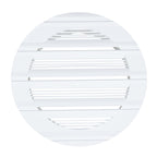 Louvre Vent Round Bella 125mm White