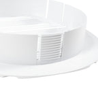 Louvre Vent Round Bella 125mm White