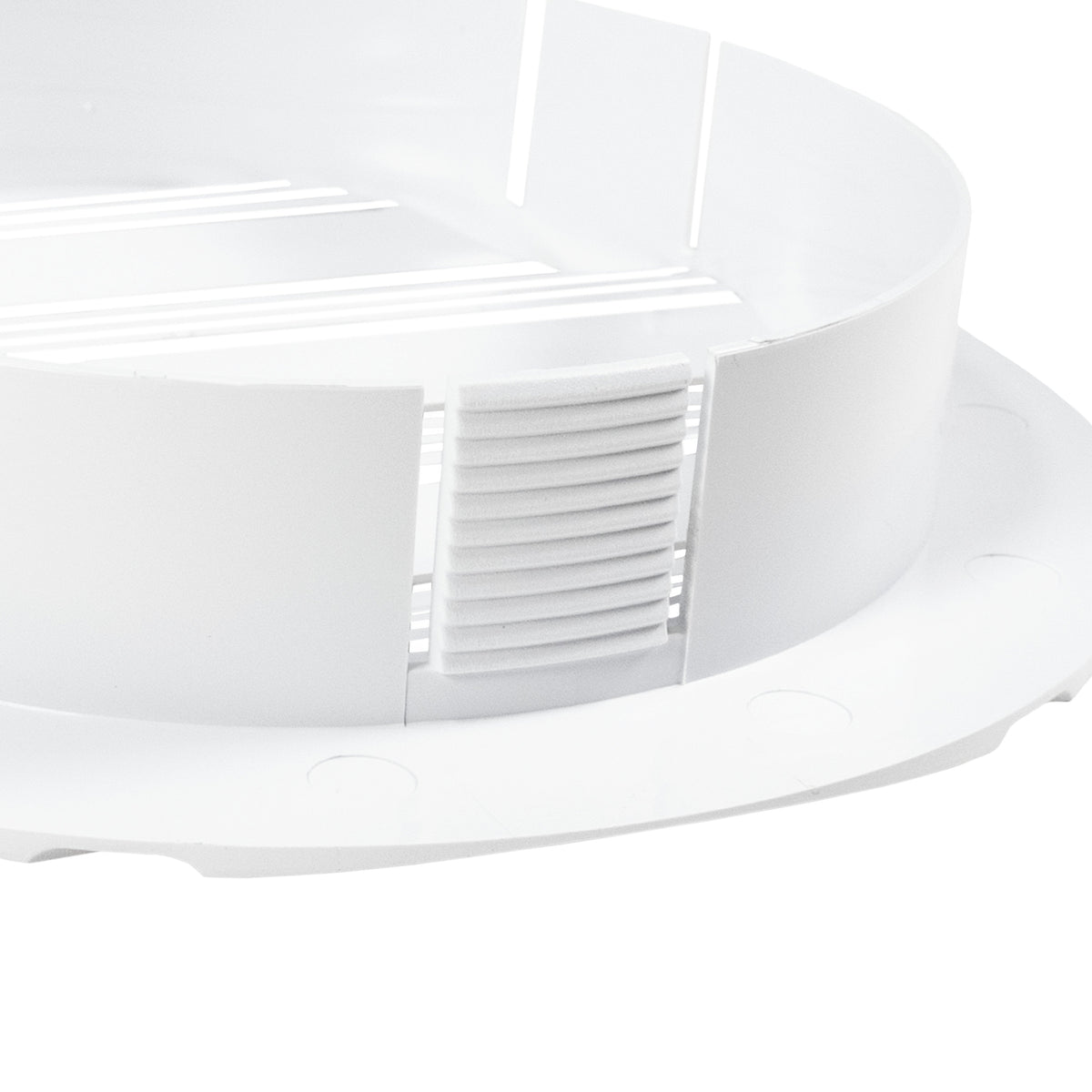 Louvre Vent Round Bella 125mm White