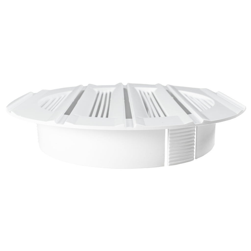 Louvre Vent Round Bella 125mm White