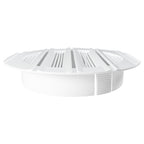 Louvre Vent Round Bella 125mm White