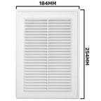 Louvre Vent D/180X250RW Classic 180mm X 250mm with Fly Screen